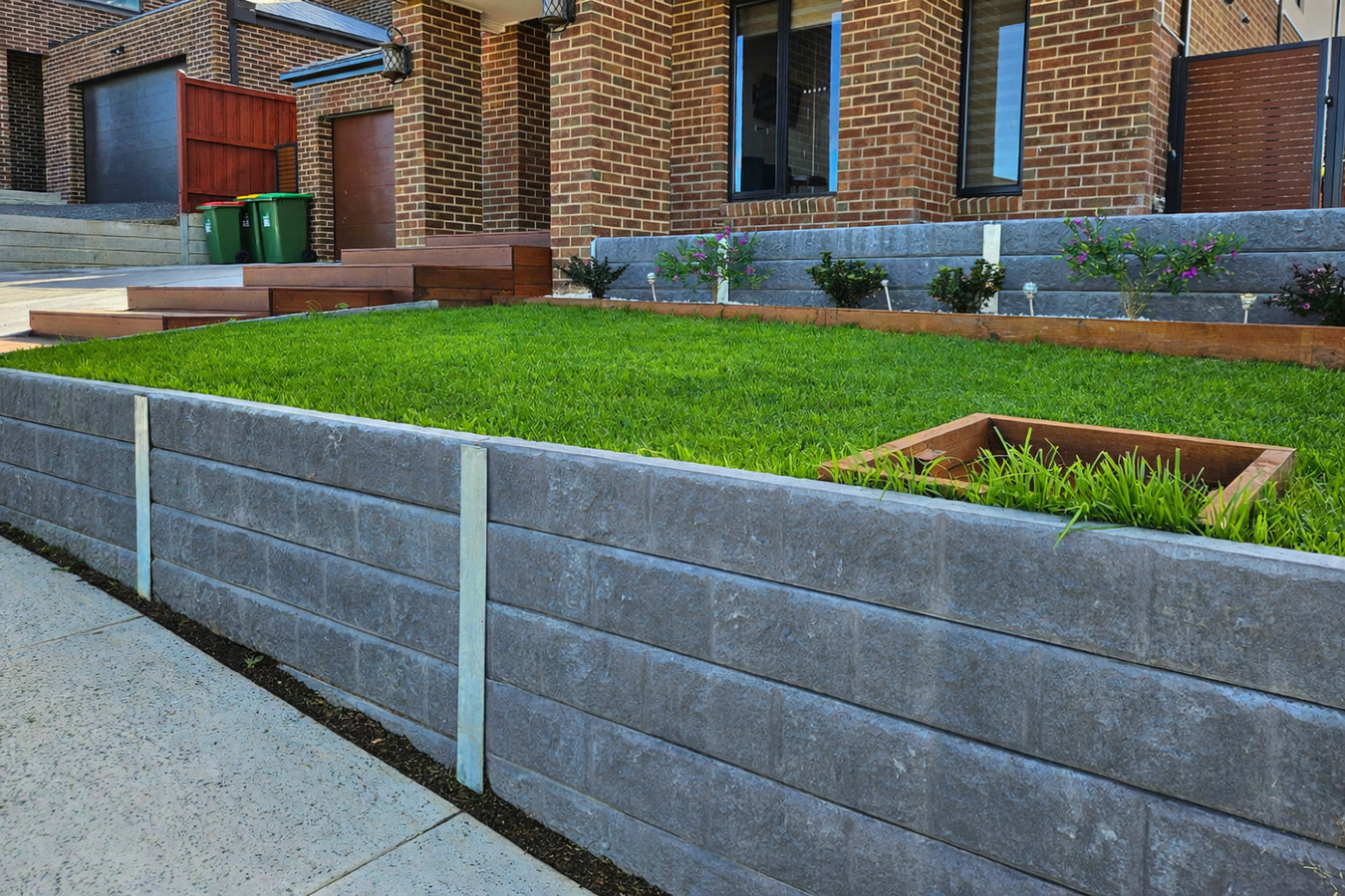 Concrete retaining walls in Baldwin Park, CA