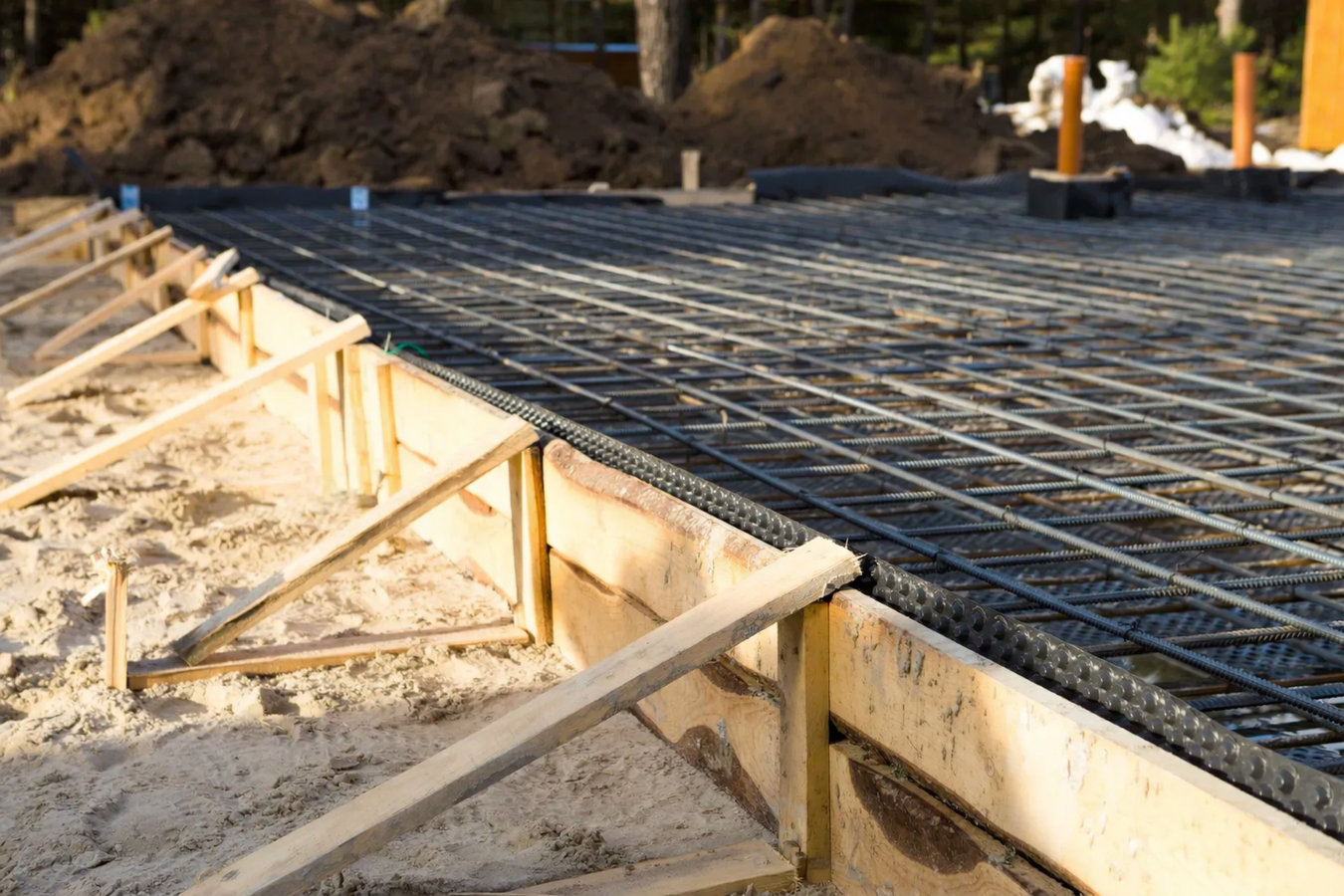Slab foundation building in Baldwin Park, CA